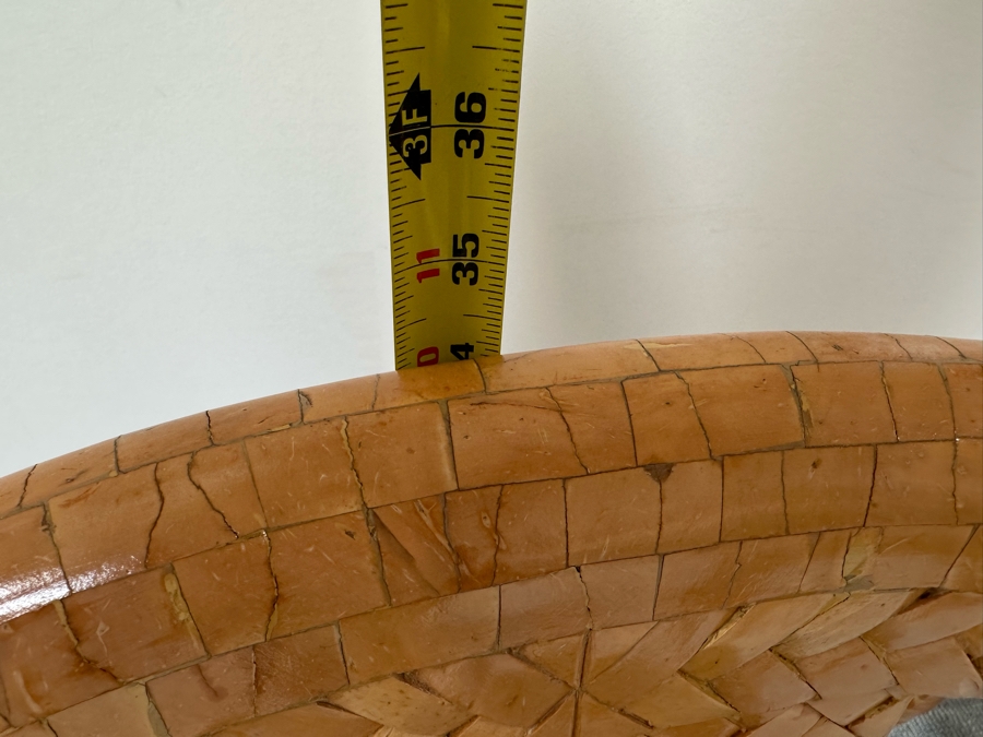 Pair Of Designer Carlo Pessina Madura Armchairs Made With Coconut Shell 23W X 22D X 34H [Photo 10]