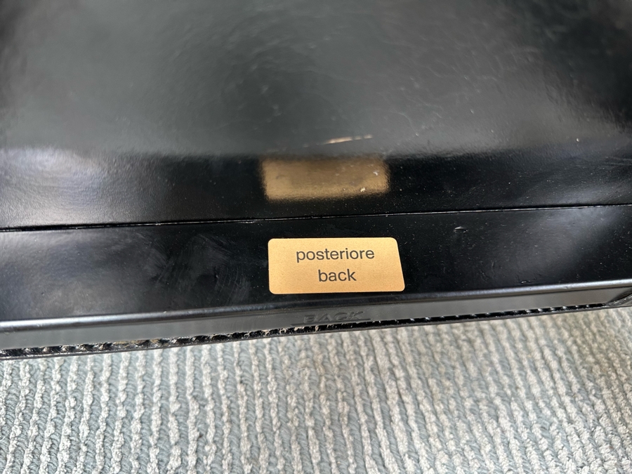 Pair Of Postmodern Italian Leather Dining Chairs [Photo 10]