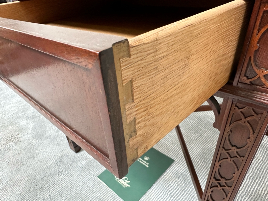 Baker Fine Furniture Side Table With Drawer 26W X 26D X 25H [Photo 7]