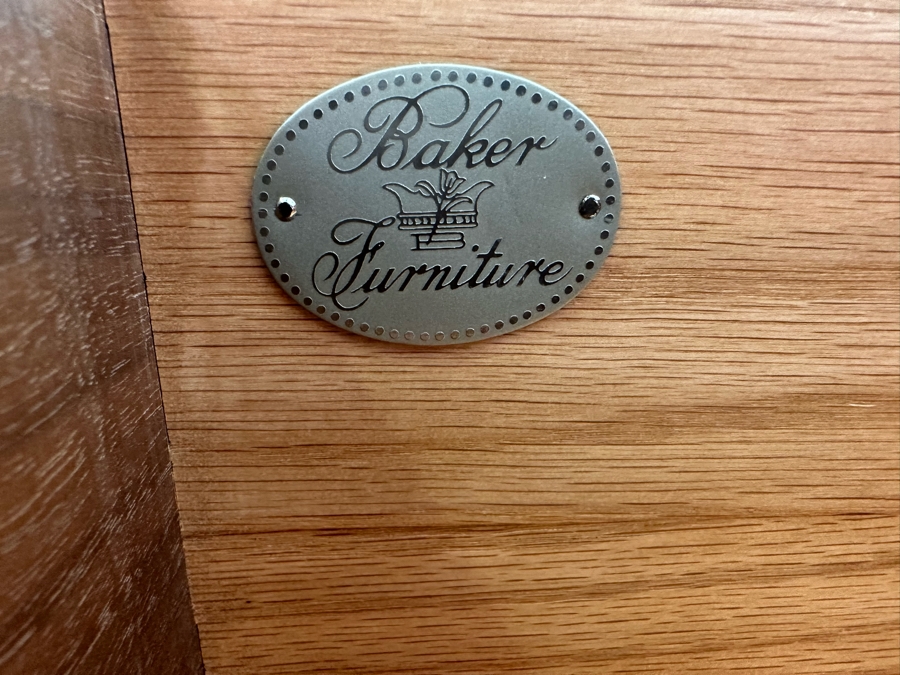 Stunning Baker Fine Furniture 4-Drawer Ball And Claw Feet Chippendale Mahogany Banded Sideboard Buffet Server Credenza With Silverware Drawer In Excellent Condition 72W X 18D X 32.5H [Photo 14]