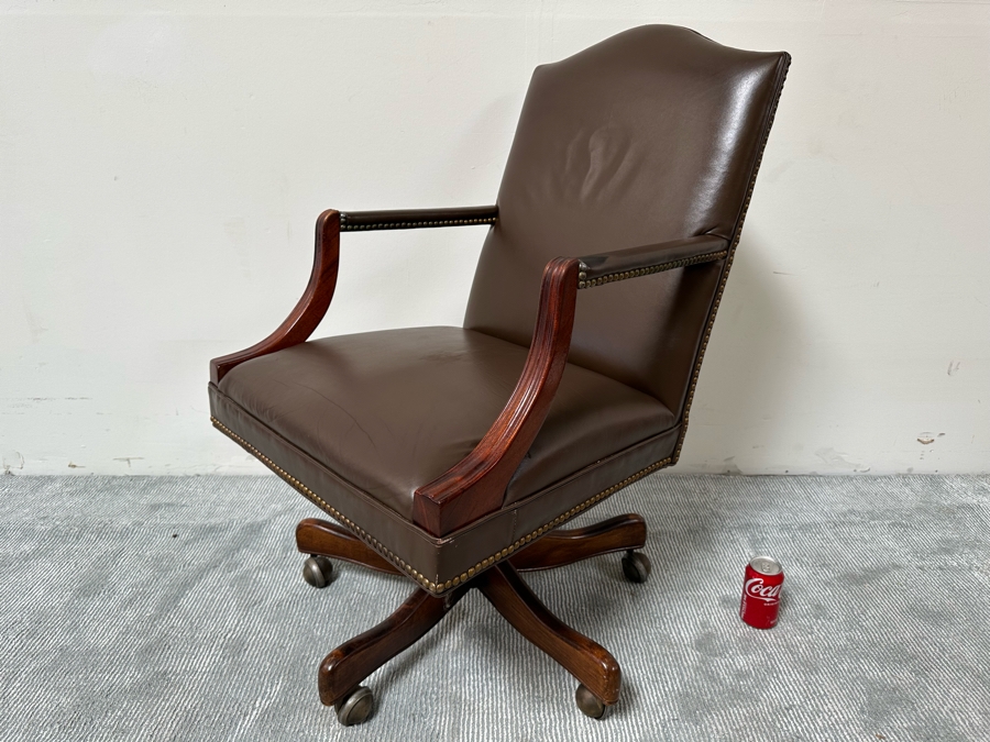 Executive Leather Armchair Office Desk 25W X 23D X 40H [Photo 6]