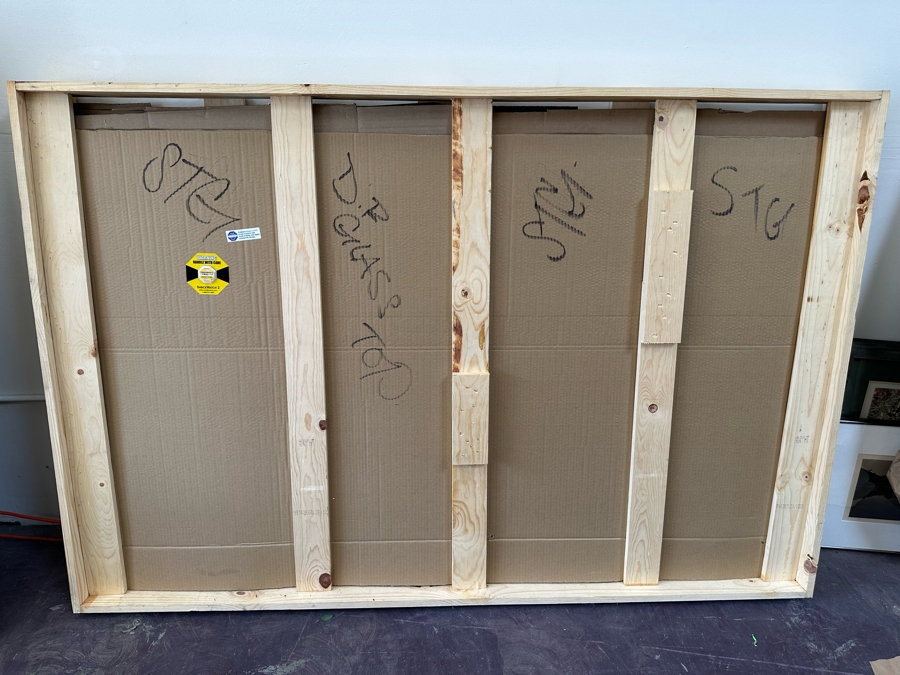 Pair Of David Francis Furniture Twin Headboards With Metal Bed Frames 43W X 3D X 57H [Photo 10]