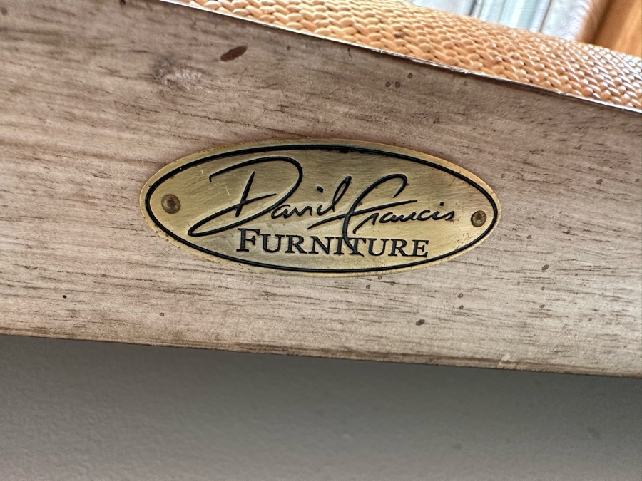 Pair Of David Francis Furniture Twin Headboards With Metal Bed Frames 43W X 3D X 57H [Photo 8]