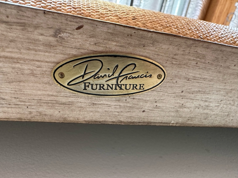 Pair Of David Francis Furniture Twin Headboards With Metal Bed Frames 43W X 3D X 57H [Photo 7]