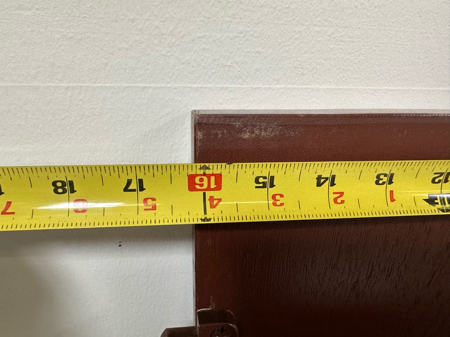 Baker Fine Furniture Double Pedestal Formal Dining Table From The Historic Charleston Collection Banded Mahogany 46W X 70D X 29.5H With 2 Leaves 16L & 4 Baker Furniture Chairs Plus Crated Glass Top For Table & Pads (One Is An Armchair) Estimate $5,000 [Photo 24]