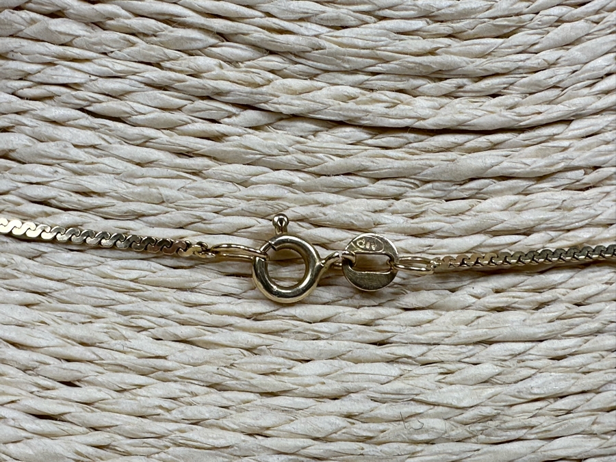 14K Gold Horse Pendant With 14K Gold 18' Chain Necklace 6.6g [Photo 6]