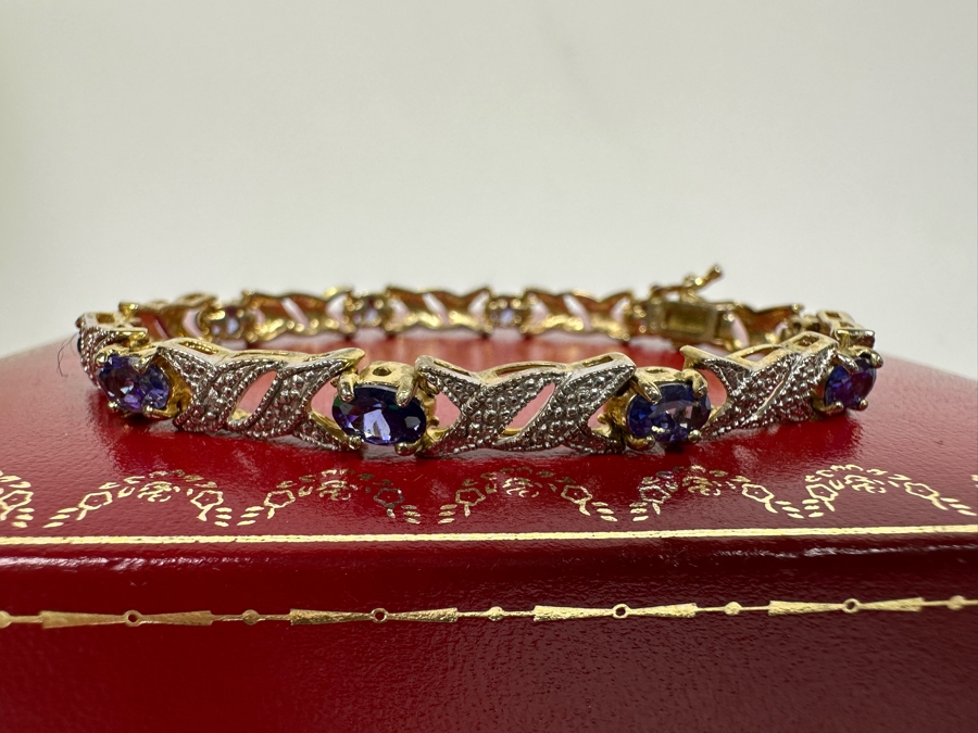 Sterling Silver Bracelet 7L 14g [Photo 2]