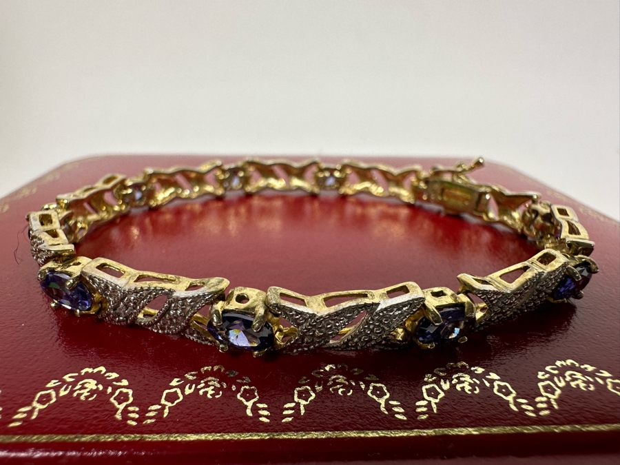 Sterling Silver Bracelet 7L 14g [Photo 4]