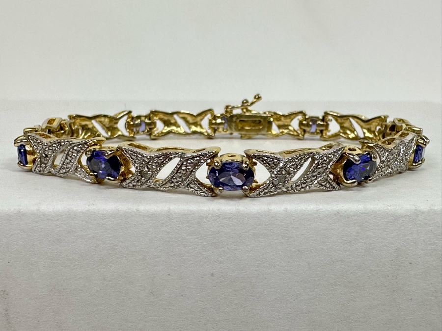 Sterling Silver Bracelet 7L 14g [Photo 5]