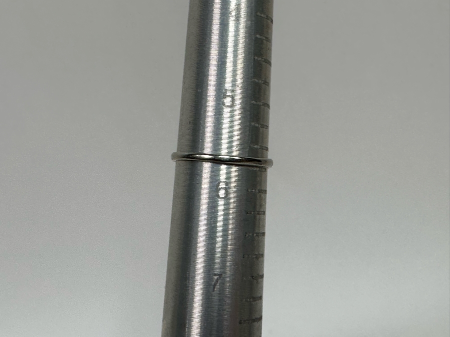 Platinum Diamond Ring Size 5 3/4 1.6g [Photo 17]