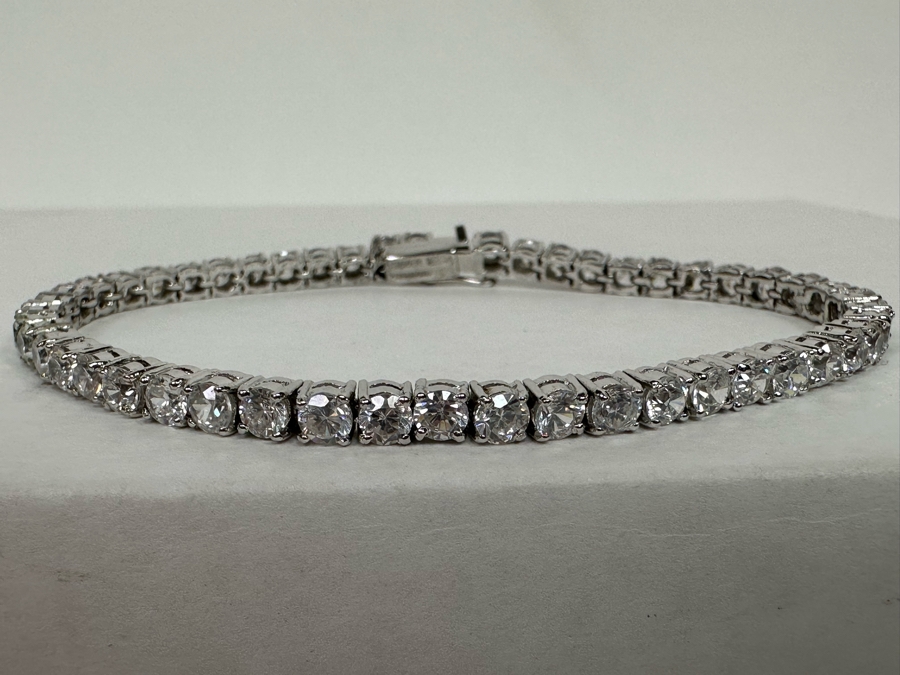 Sterling Silver 7.5' Bracelet 12.9g