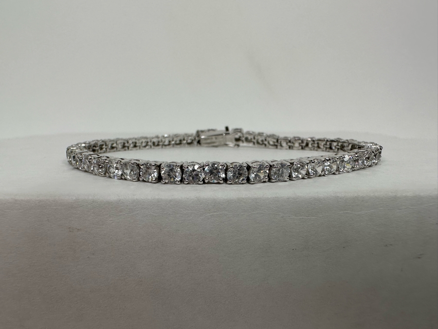 Sterling Silver 7.5' Bracelet 12.9g [Photo 3]