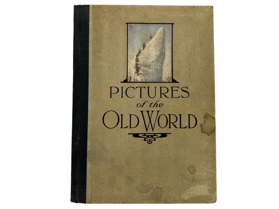 Antique 1904 Book Pictures Of The Old World By P. F. Collier & Son