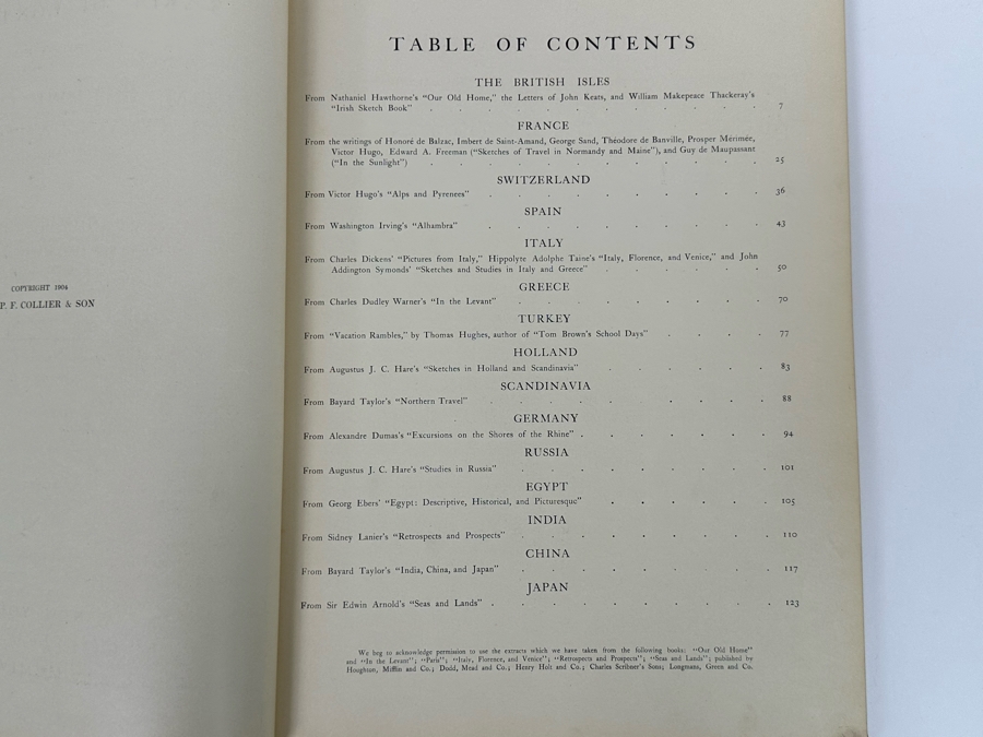 Antique 1904 Book Pictures Of The Old World By P. F. Collier & Son [Photo 4]