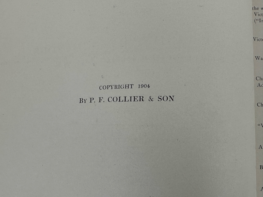 Antique 1904 Book Pictures Of The Old World By P. F. Collier & Son [Photo 3]