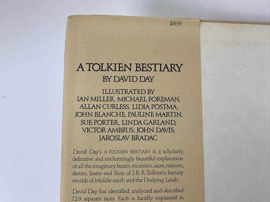 1979 Book A Tolkien Bestiary By David Day  [Photo 3]