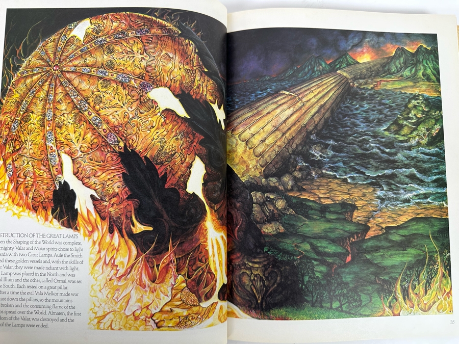 1979 Book A Tolkien Bestiary By David Day  [Photo 8]