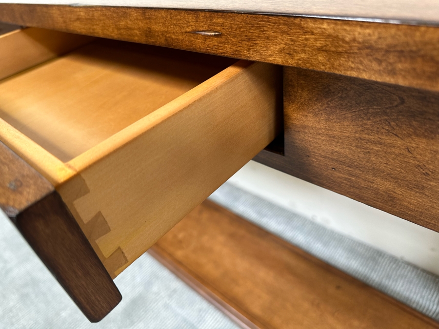 Wooden 2-Tier Sofa Console Table 66W X 17D X 30H [Photo 7]