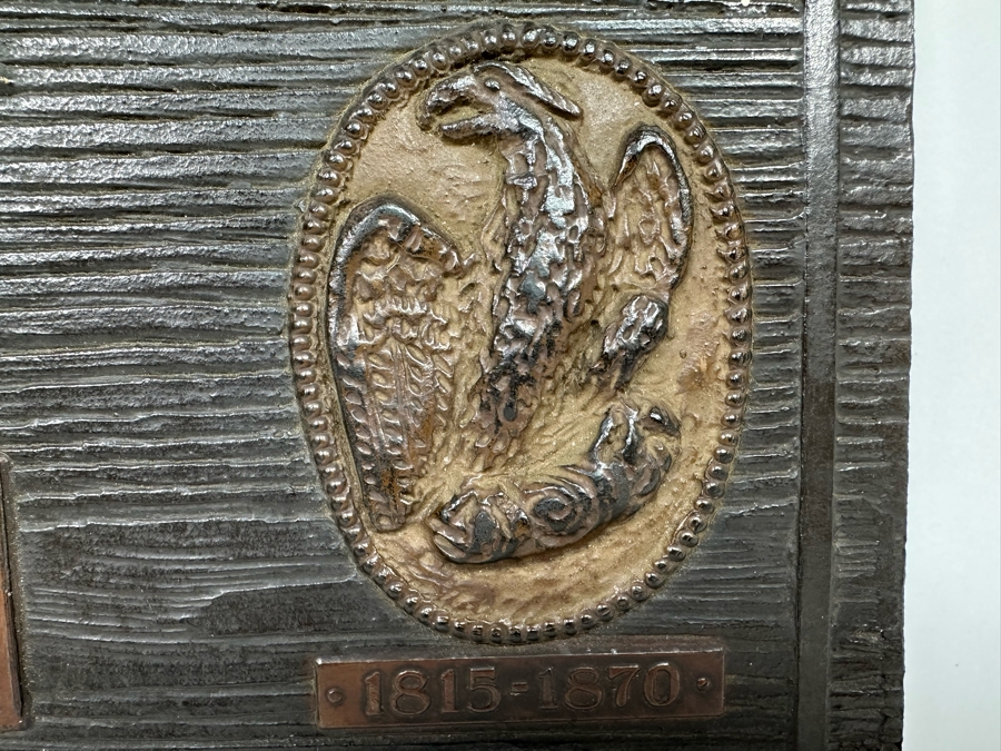 Vintage Sign Of Old Fire Marks Used By Insurance Company Of North America 20.5 X 12.5 [Photo 11]