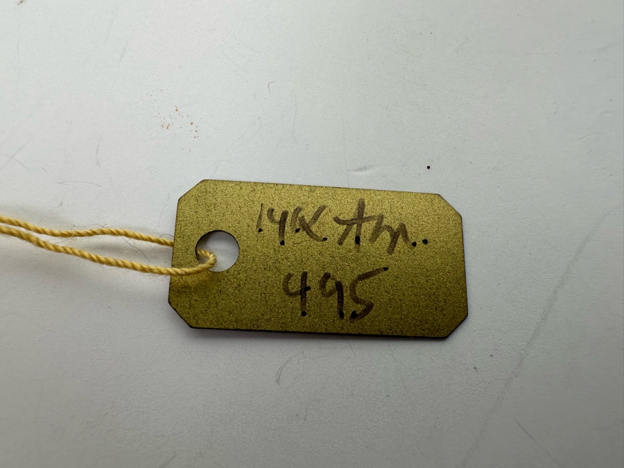 14K Gold Chinese Carved Amethyst Pendant 10.5g Retails $495 [Photo 14]