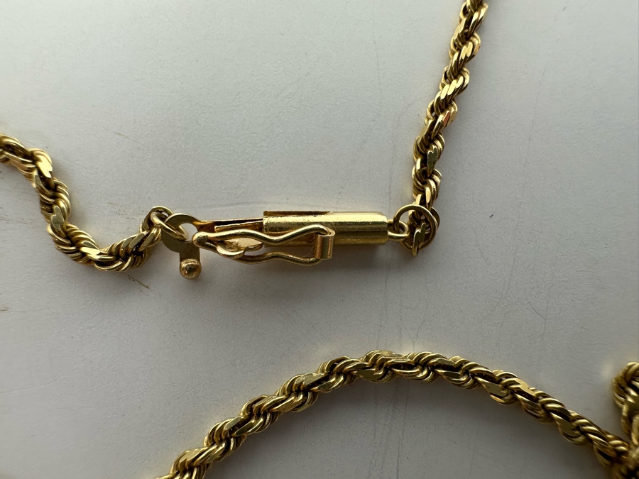 14K Gold Opal & Emerald Pendant With 14K Gold 24' Chain Necklace 16.8g Retails $2,700 [Photo 19]