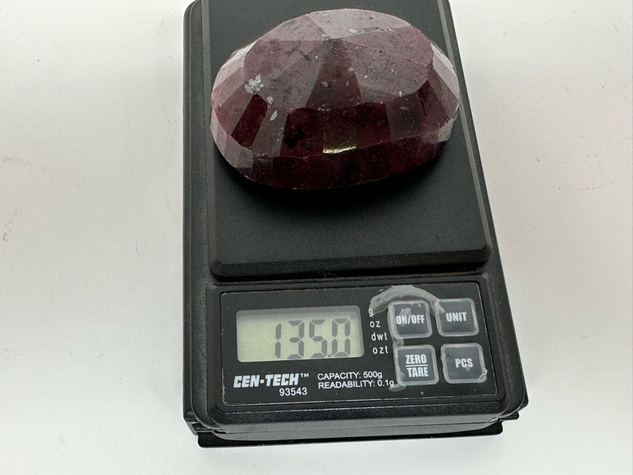 Large Ruby (Corundum) 672.5 Carats 135g Retails $300 [Photo 13]