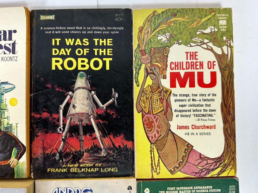 Vintage Science Fiction Paperback Books Lot [Photo 6]