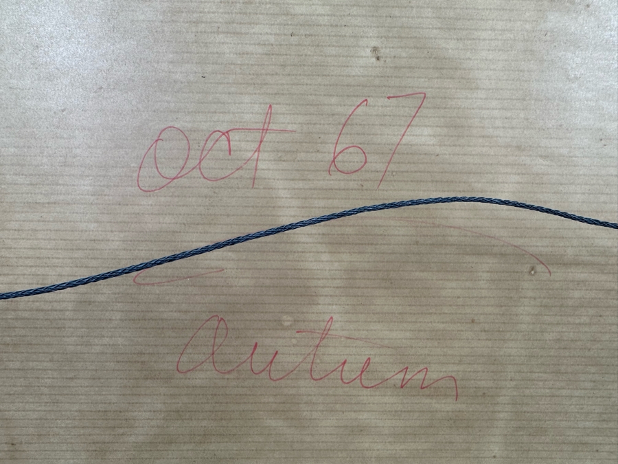 Original Mid-Century Abstract Impressionist Painting From Montreal Canada Signed Scott? 24 X 30 Framed 29 X 35 [Photo 16]