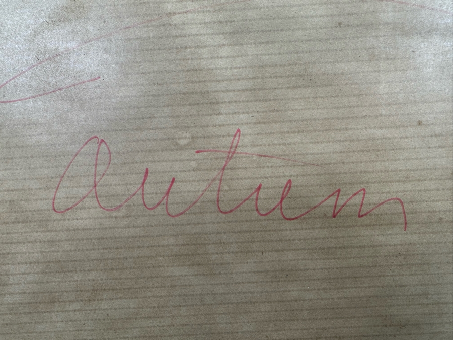 Original Mid-Century Abstract Impressionist Painting From Montreal Canada Signed Scott? 24 X 30 Framed 29 X 35 [Photo 17]