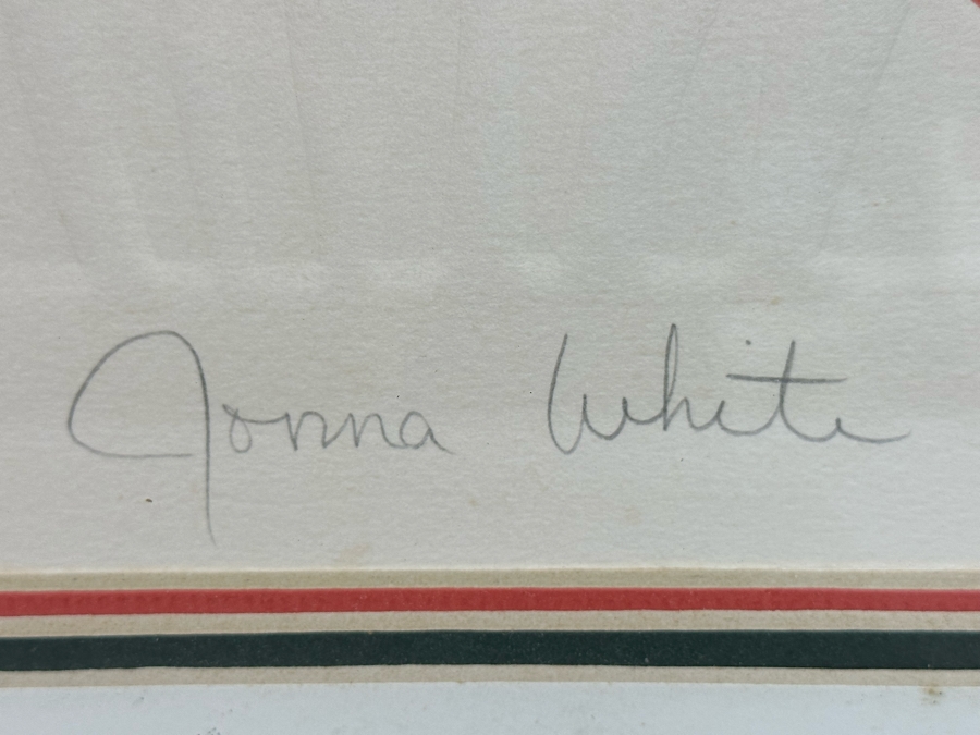 Jonna White Hand Signed Limited Edition Print Titled 'Parrots' 7 Of 500 22 X 34 Framed 31 X 43 [Photo 6]