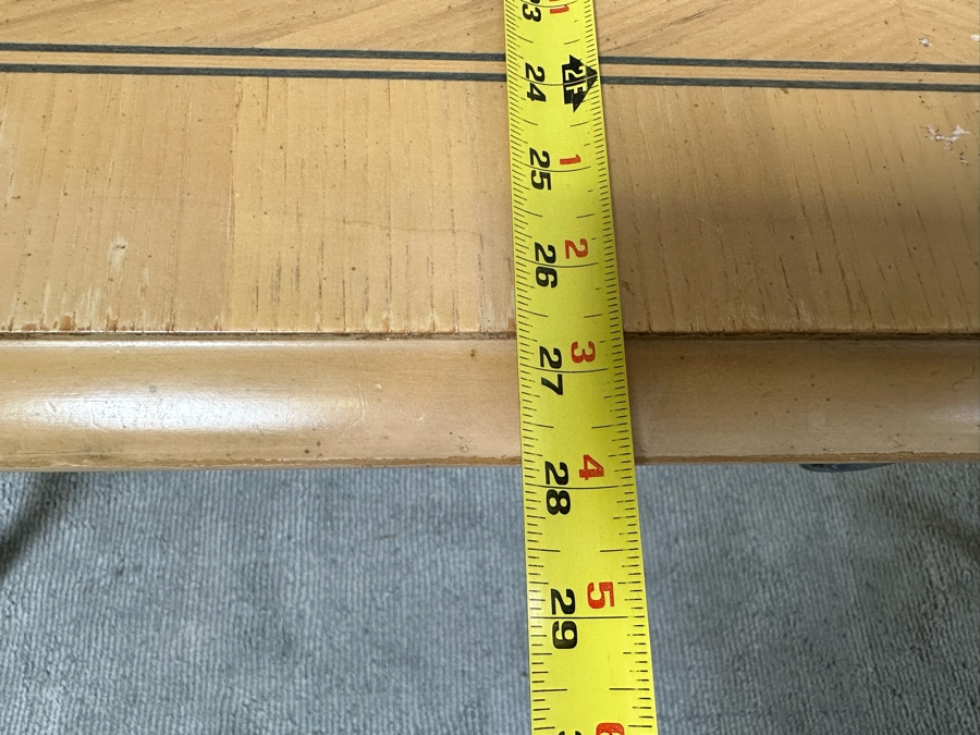 Bernhardt Furniture Elegant Desk Featuring Cabriolet Legs And Inlaid Design 55W X 28D X 30.5H With Matching Chair [Photo 17]