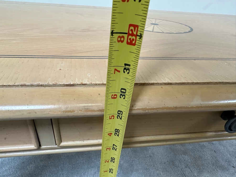 Bernhardt Furniture Elegant Desk Featuring Cabriolet Legs And Inlaid Design 55W X 28D X 30.5H With Matching Chair [Photo 18]