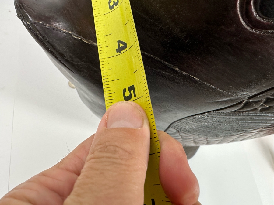 Large Wooden Hand Carved Fish Sculpture Signed MD 24W X 5D X 24H [Photo 12]