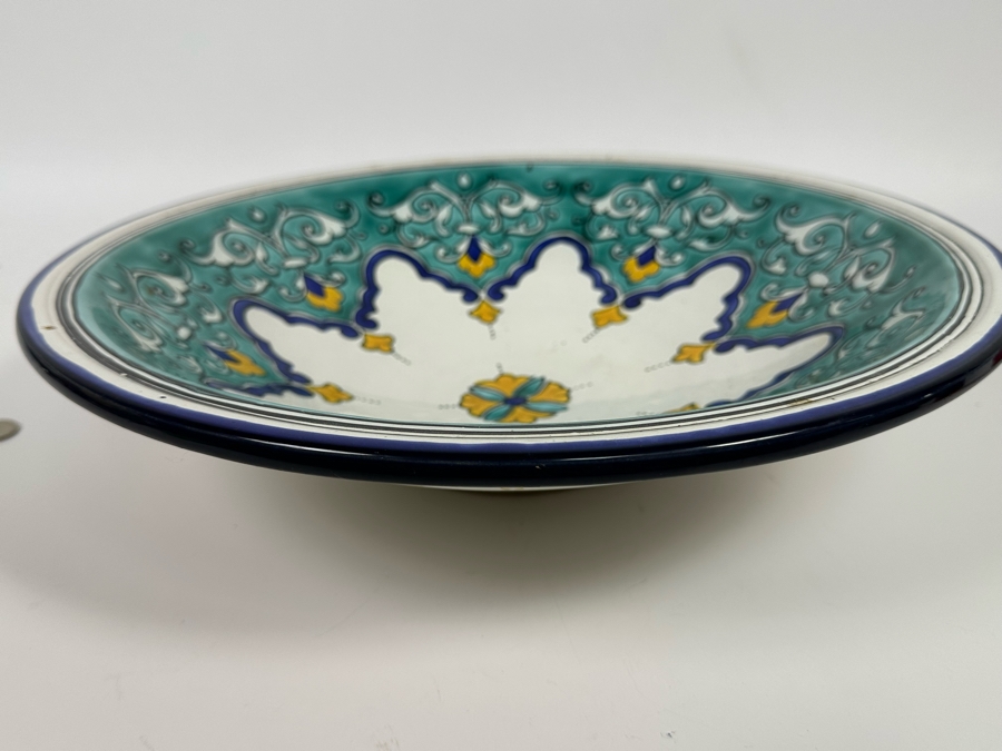 Hand Painted Pottery Bowl 16R X 3.5D [Photo 4]