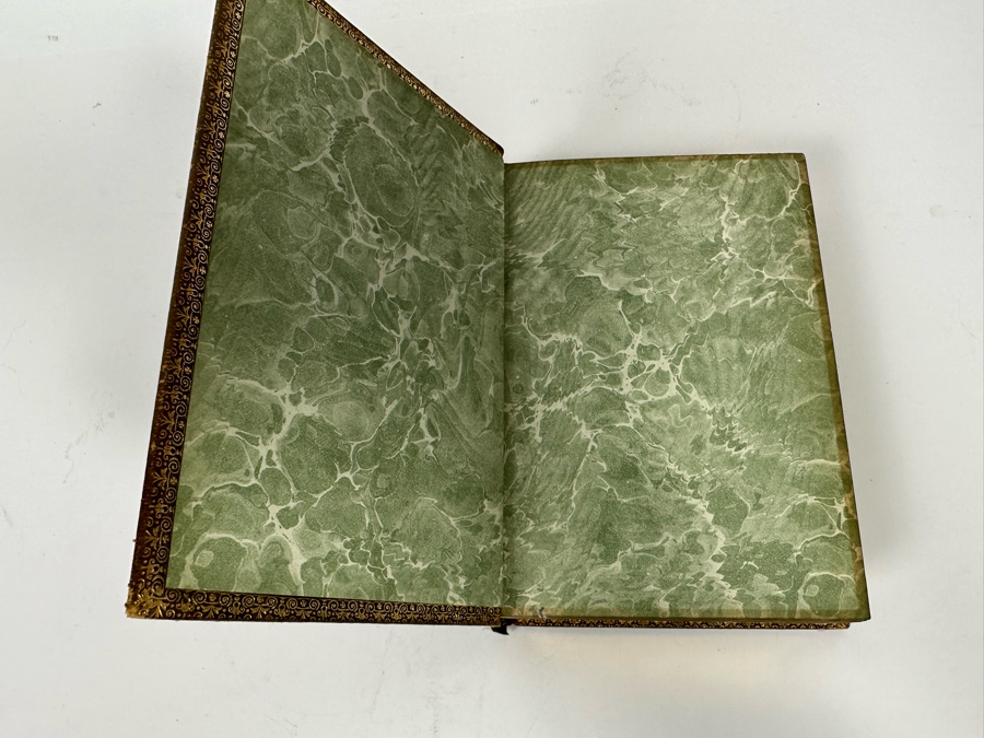 Antique 1896 Leather Bound Book Complete Edition: The Poetical Works Of Robert Burns London: Henry Frowde - Note This Book Was Awarded To J. R. M. Butler In 1904 For Good Work By Headmaster Of The Harrow School In London England [Photo 5]