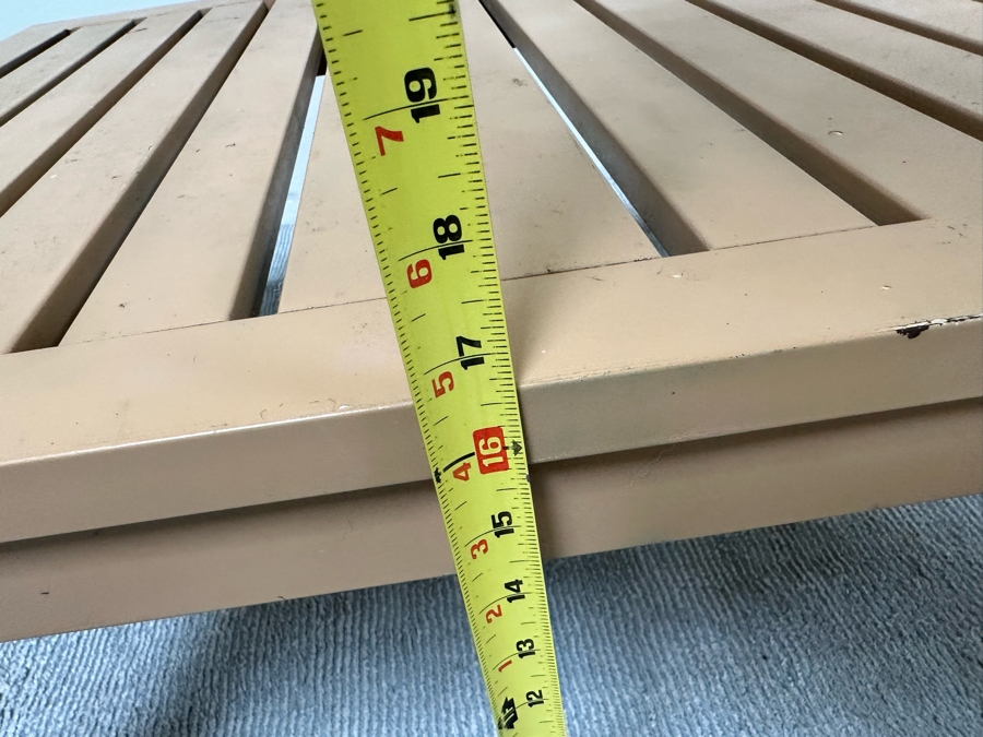 Aluminum Outdor Patio Furniture Coffee Table 43W X 27.5D X 16.5H [Photo 7]