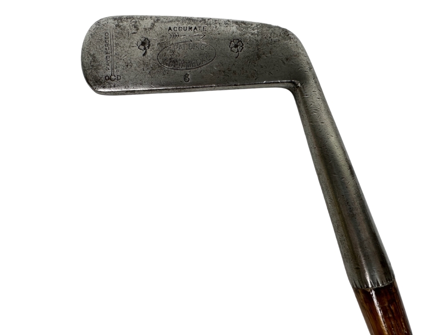 Vintage Spalding Gold Medal Putter With Hickory Shaft 33.5L [Photo 3]