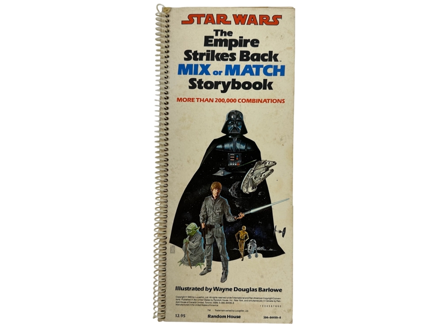 Vintage 1980 First Edition Star Wars The Empire Strikes Back Mix Or Match Storybook