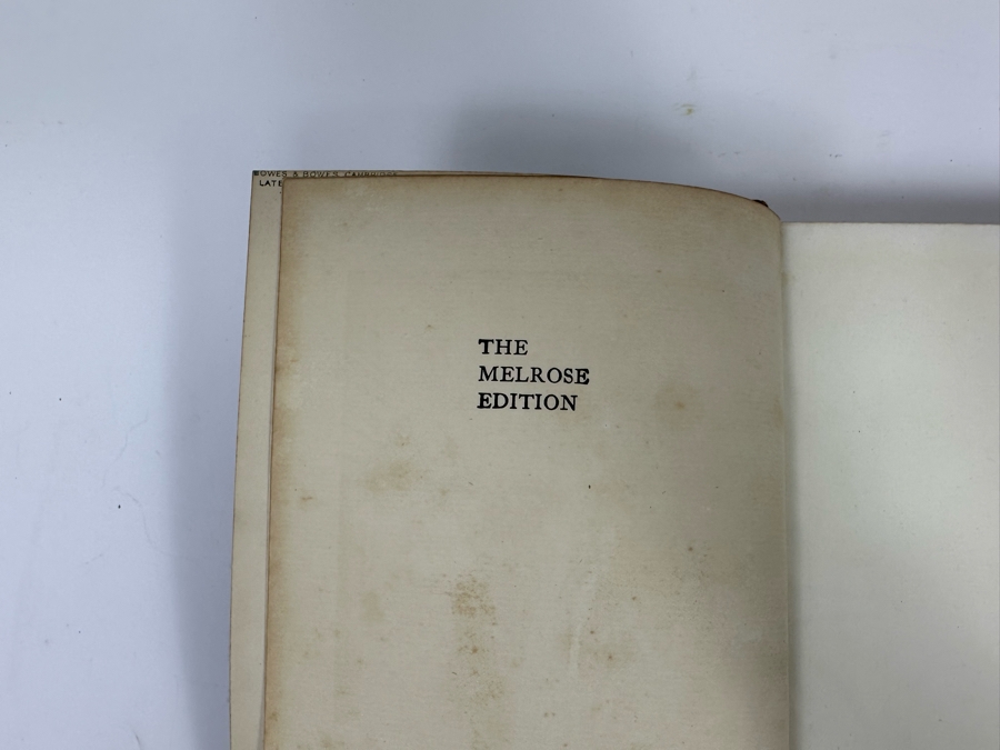 Antique Leatherbound Book Woodstock Or The Cavalier A Tale Of The Year Sixteen Hundred And Forty-One By Sir Walter Scott London, The Caxton Publishing Company [Photo 6]