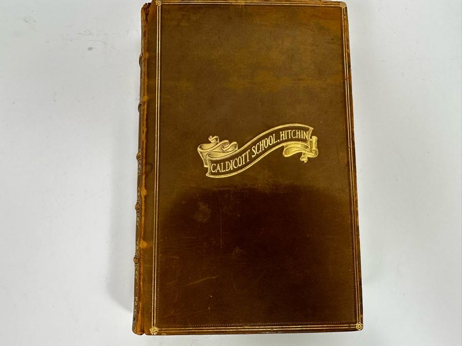 Antique Leatherbound Book Woodstock Or The Cavalier A Tale Of The Year Sixteen Hundred And Forty-One By Sir Walter Scott London, The Caxton Publishing Company [Photo 3]