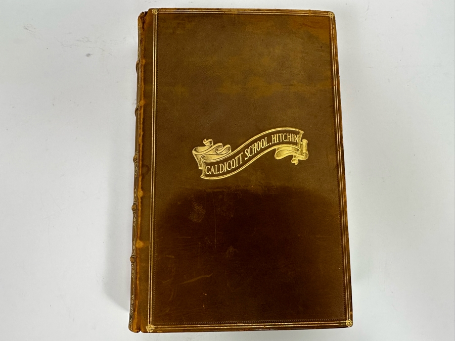 Antique Leatherbound Book Woodstock Or The Cavalier A Tale Of The Year Sixteen Hundred And Forty-One By Sir Walter Scott London, The Caxton Publishing Company [Photo 4]