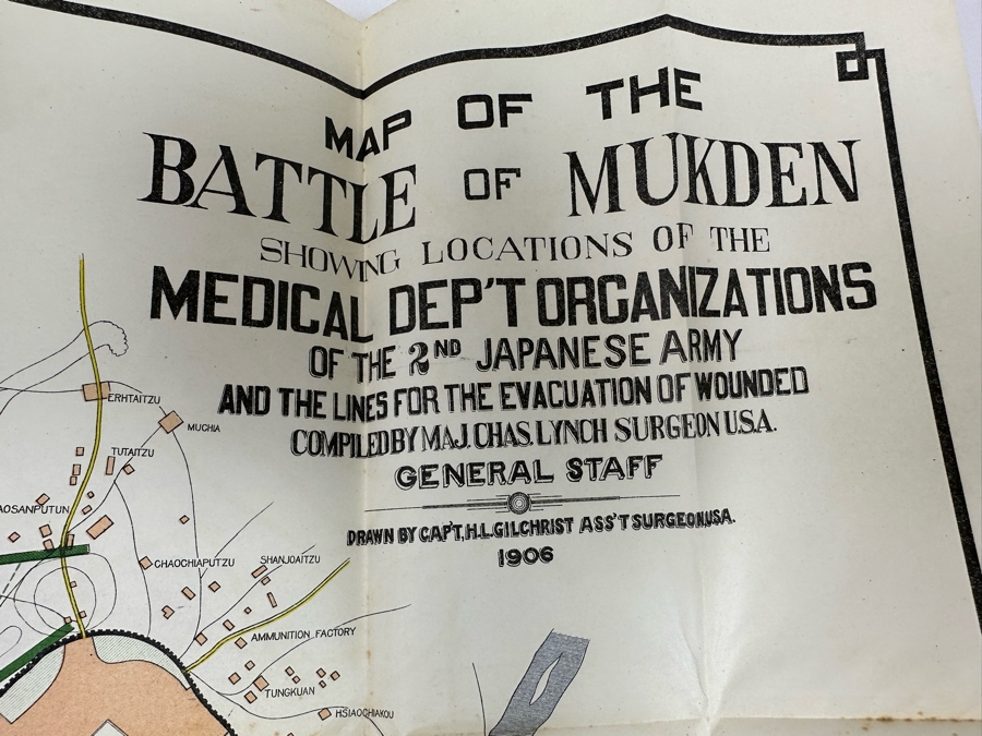 Antique 1906 Book Reports OF Military Observers Attached To The Armies In Manchuria During The Russo-Japanese War Oct 1, 1906 Part II With Maps From The Washington Government Printing Office [Photo 11]