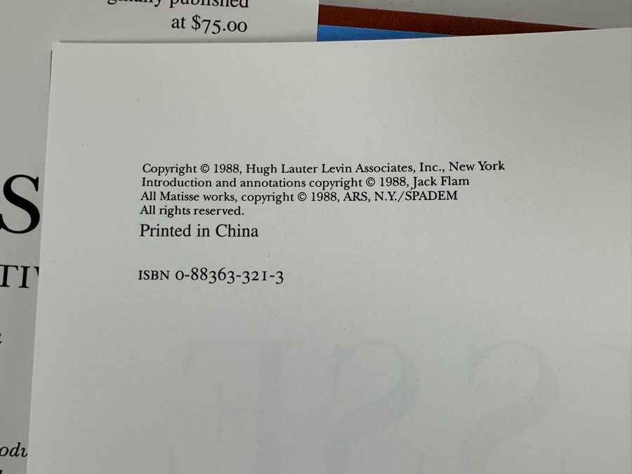 Matisse A Retrospective Art Book Beaux Arts Edition [Photo 5]