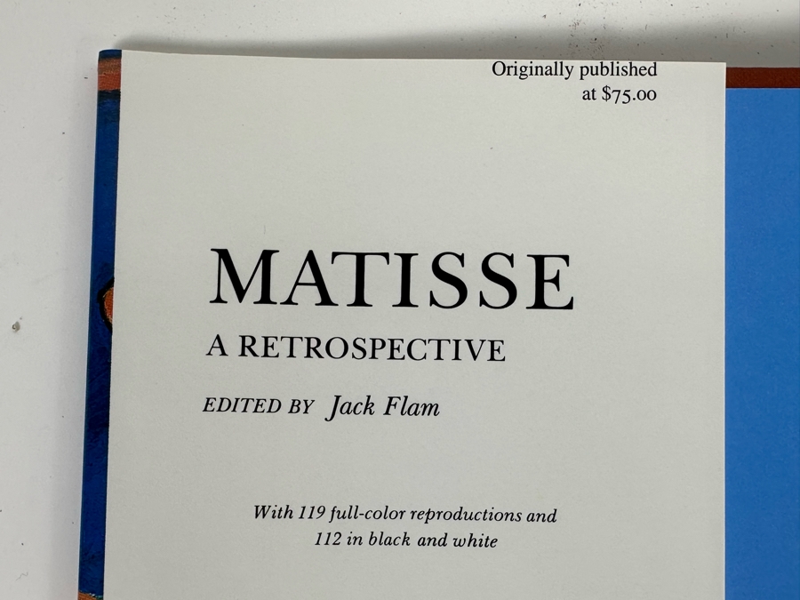 Matisse A Retrospective Art Book Beaux Arts Edition [Photo 3]