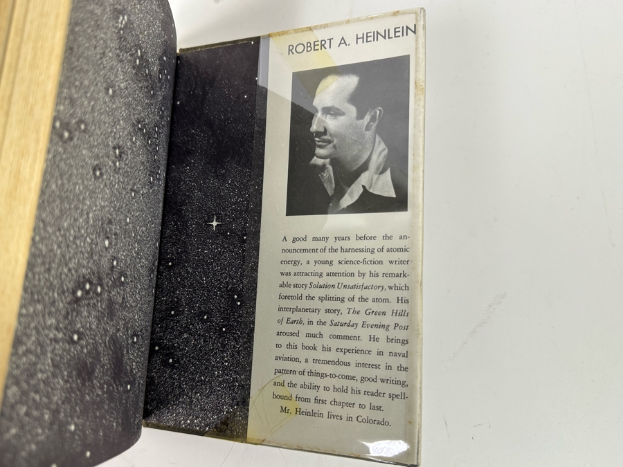 1947 First Edition Hardcover Science Fiction Book Rocket Ship Galileo By Robert A. Heinlein (Former Library Book) [Photo 8]