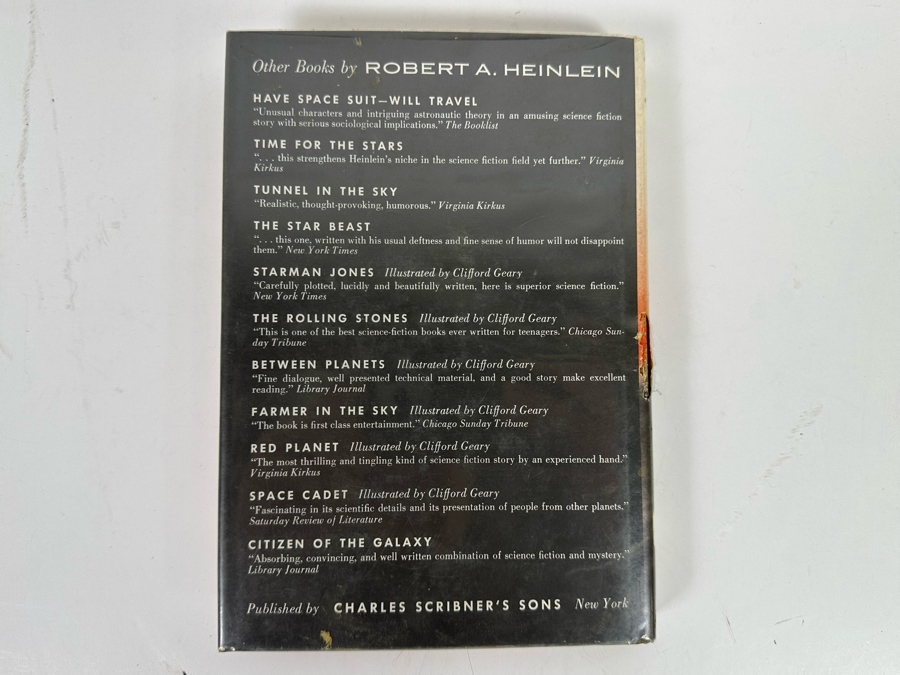 1947 First Edition Hardcover Science Fiction Book Rocket Ship Galileo By Robert A. Heinlein (Former Library Book) [Photo 9]