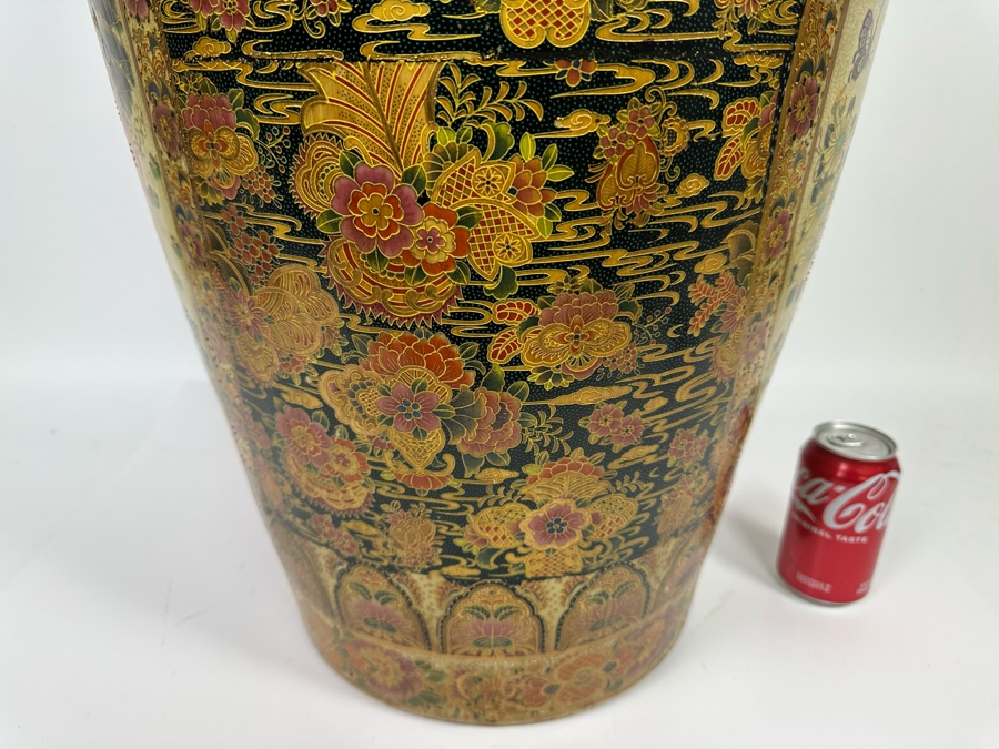 Monumental Signed Japanese Satsuma Vase 16W X 41.5H [Photo 17]