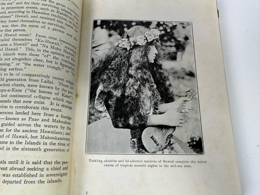 Signed Antique 1922 Book Under Hawaiian Skies A Narrative Of The Romance, Adventure And History Of The Hawaiian Islands Signed By Albert Pierce Taylor [Photo 13]