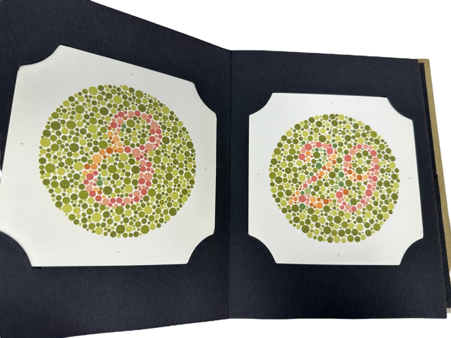 1964 Hardcover Book Tests For Colour-Blindness By S. Ishihara 24 Plates Tokyo Japan [Photo 1]