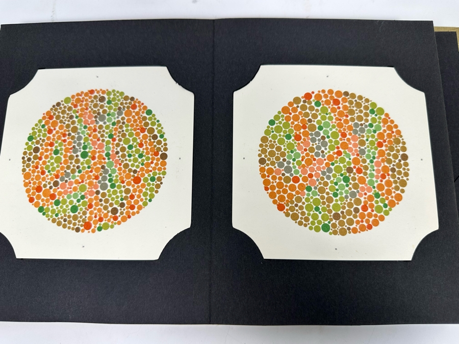 1964 Hardcover Book Tests For Colour-Blindness By S. Ishihara 24 Plates Tokyo Japan [Photo 6]